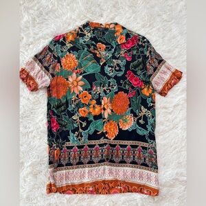 Men’s Floral button down